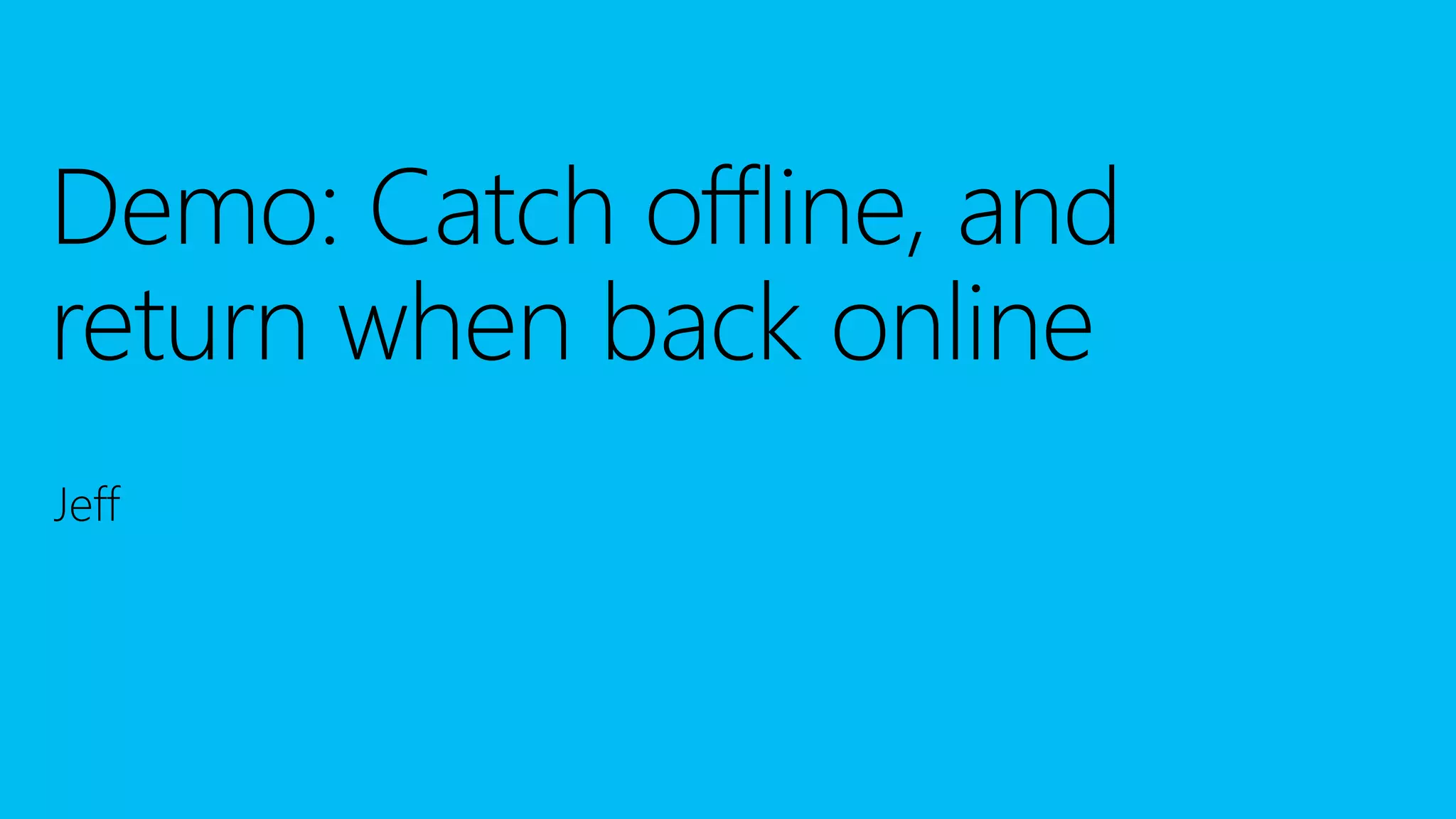 Build 2016 - P447 - Hosted Web Apps Myth #4: Hosted Web Apps Take Too Long to Load