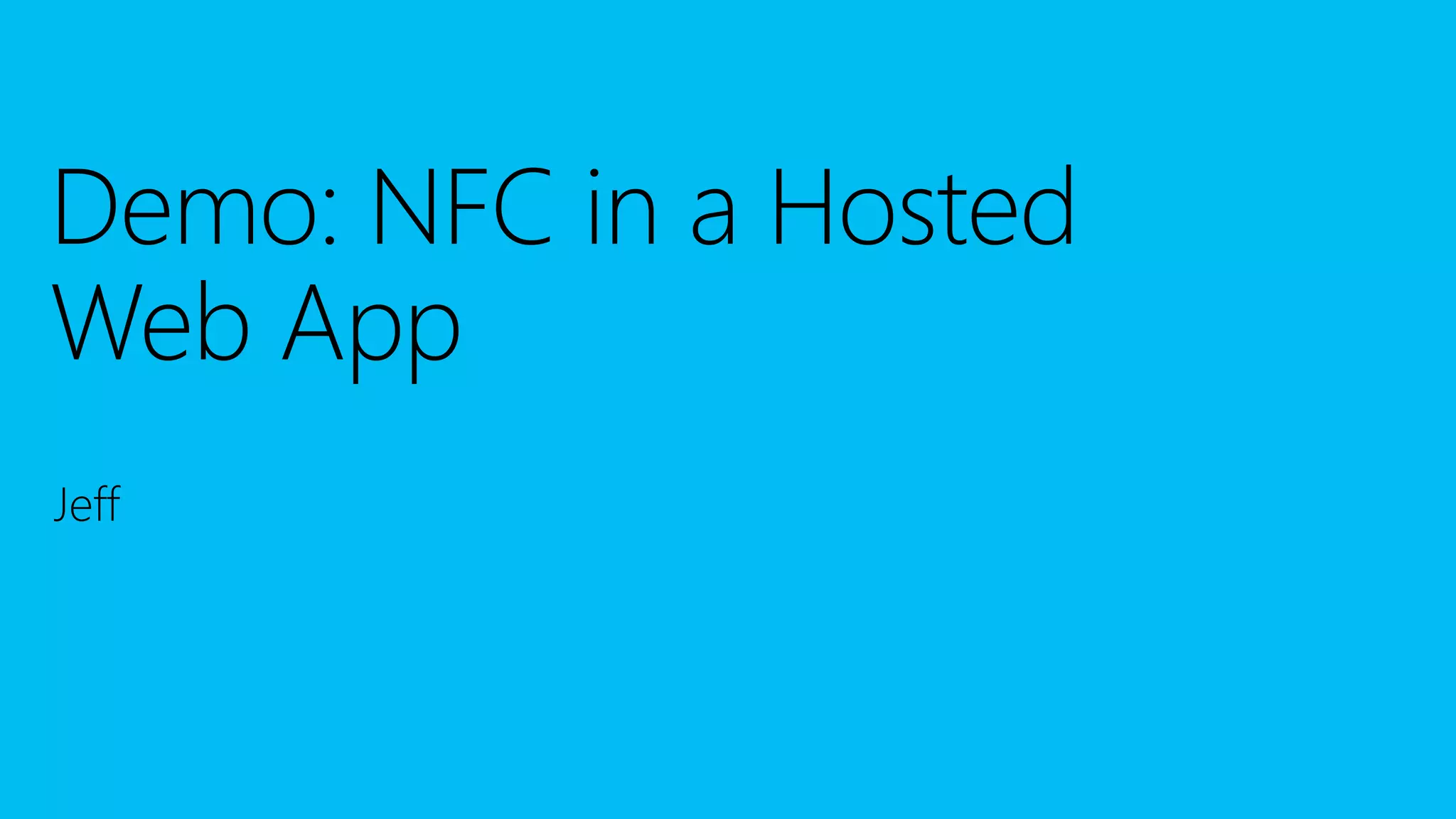 Build 2016 - P447 - Hosted Web Apps Myth #4: Hosted Web Apps Take Too Long to Load