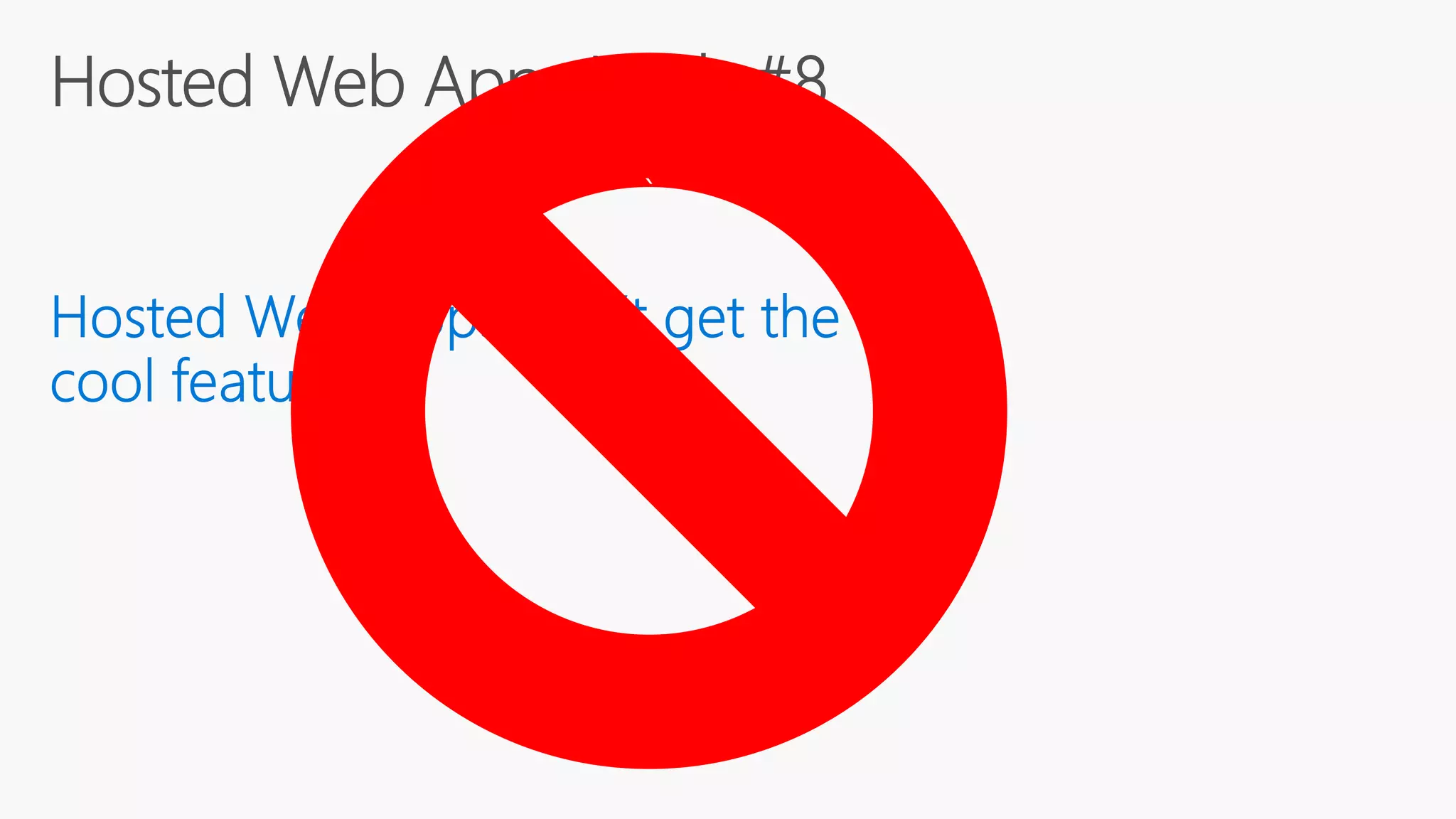 Build 2016 - P447 - Hosted Web Apps Myth #4: Hosted Web Apps Take Too Long to Load