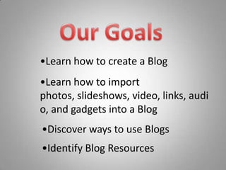 Build A Better Blog