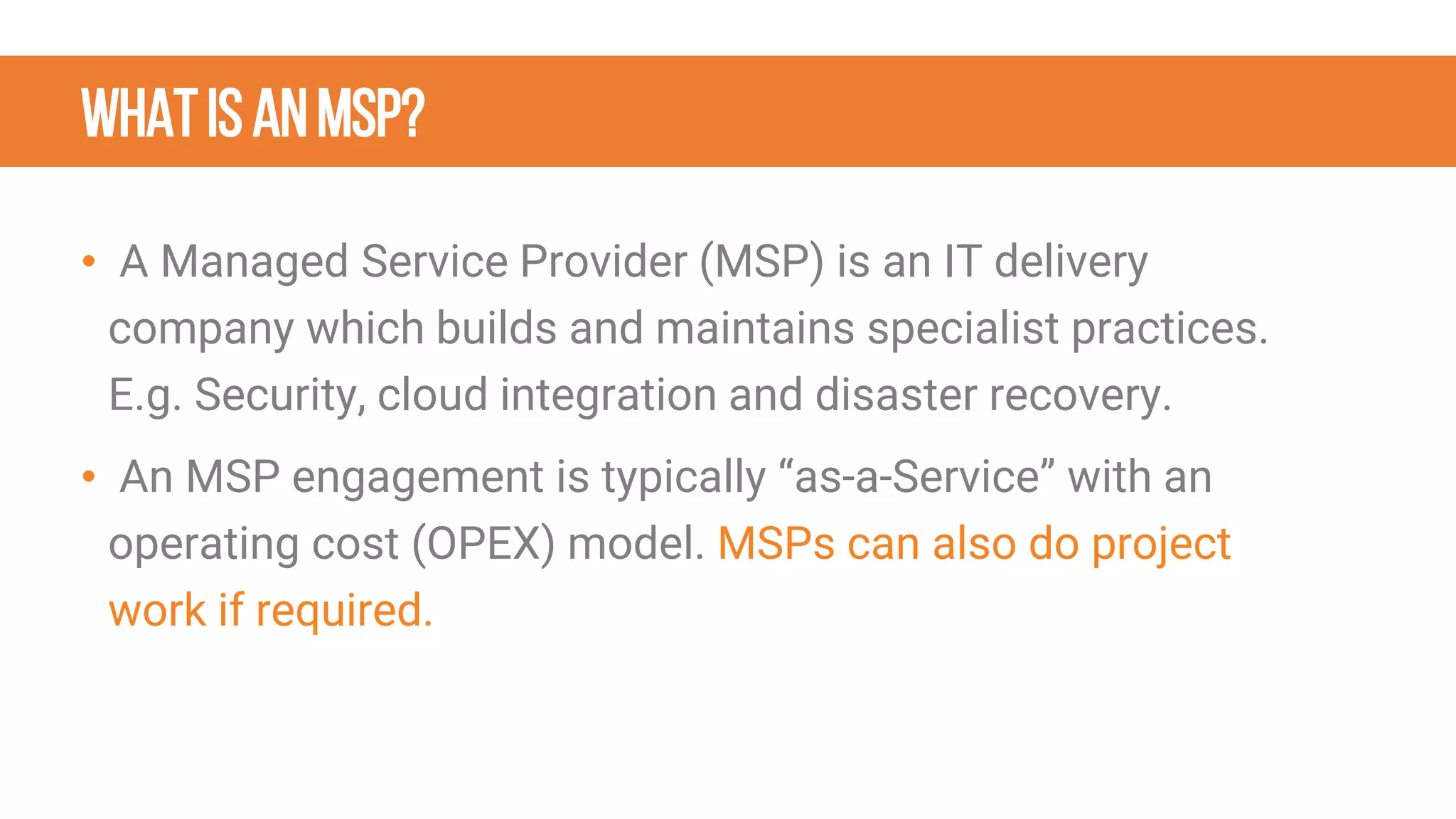 Msp Technology Build a business case for a technology msp in 8 steps a tecala ...