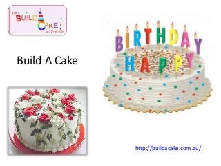 Build A Cake
http://buildacake.com.au/
 