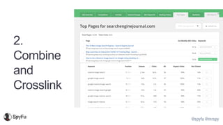 @spyfu @mrspy
2.
Combine
and
Crosslink
 