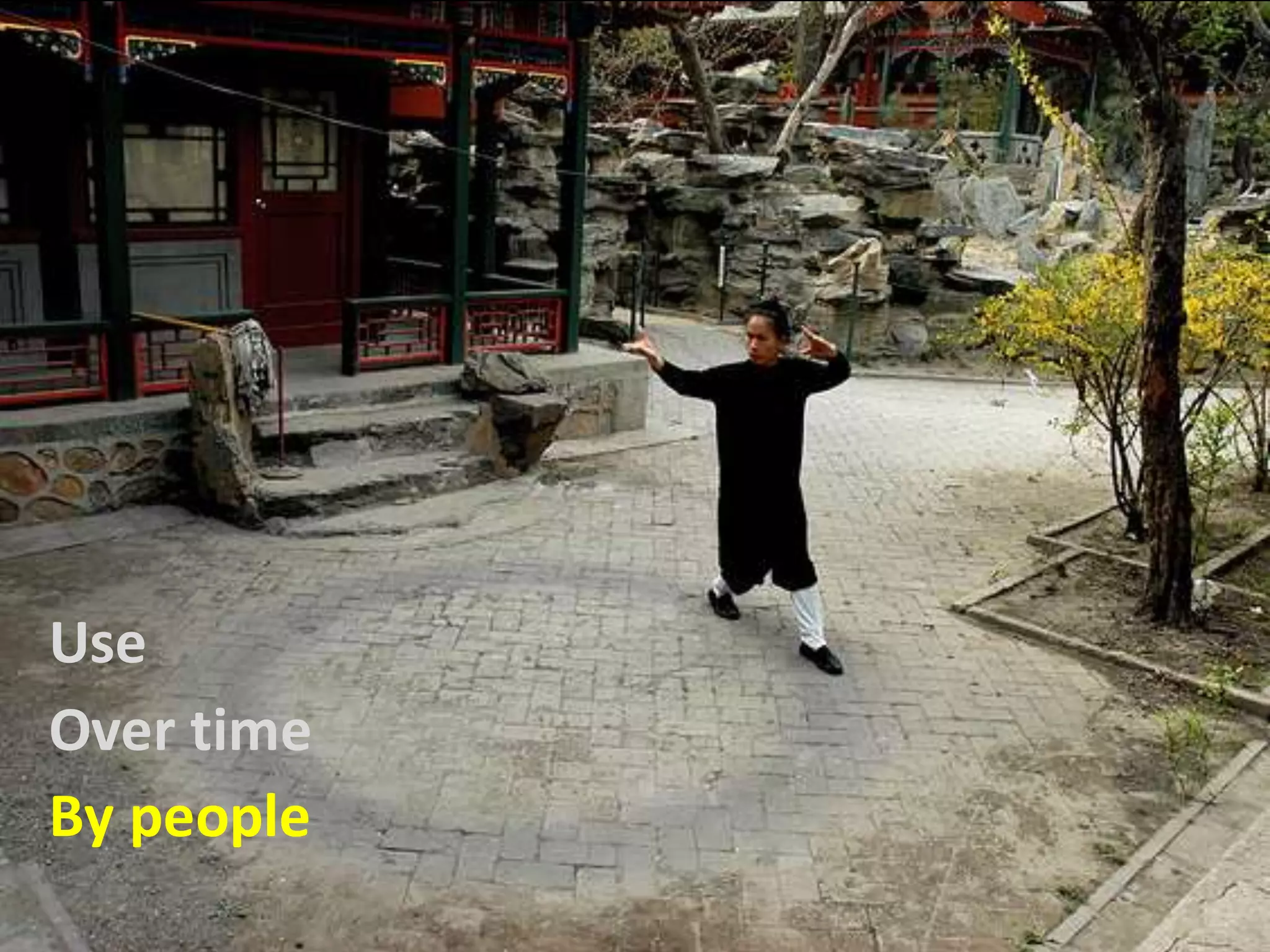 CopyrightThird Nature,Inc.
Use
Over time
By people
 