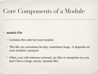 How to Build a Drupal Module | PDF