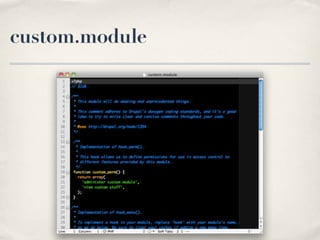 How to Build a Drupal Module | PDF