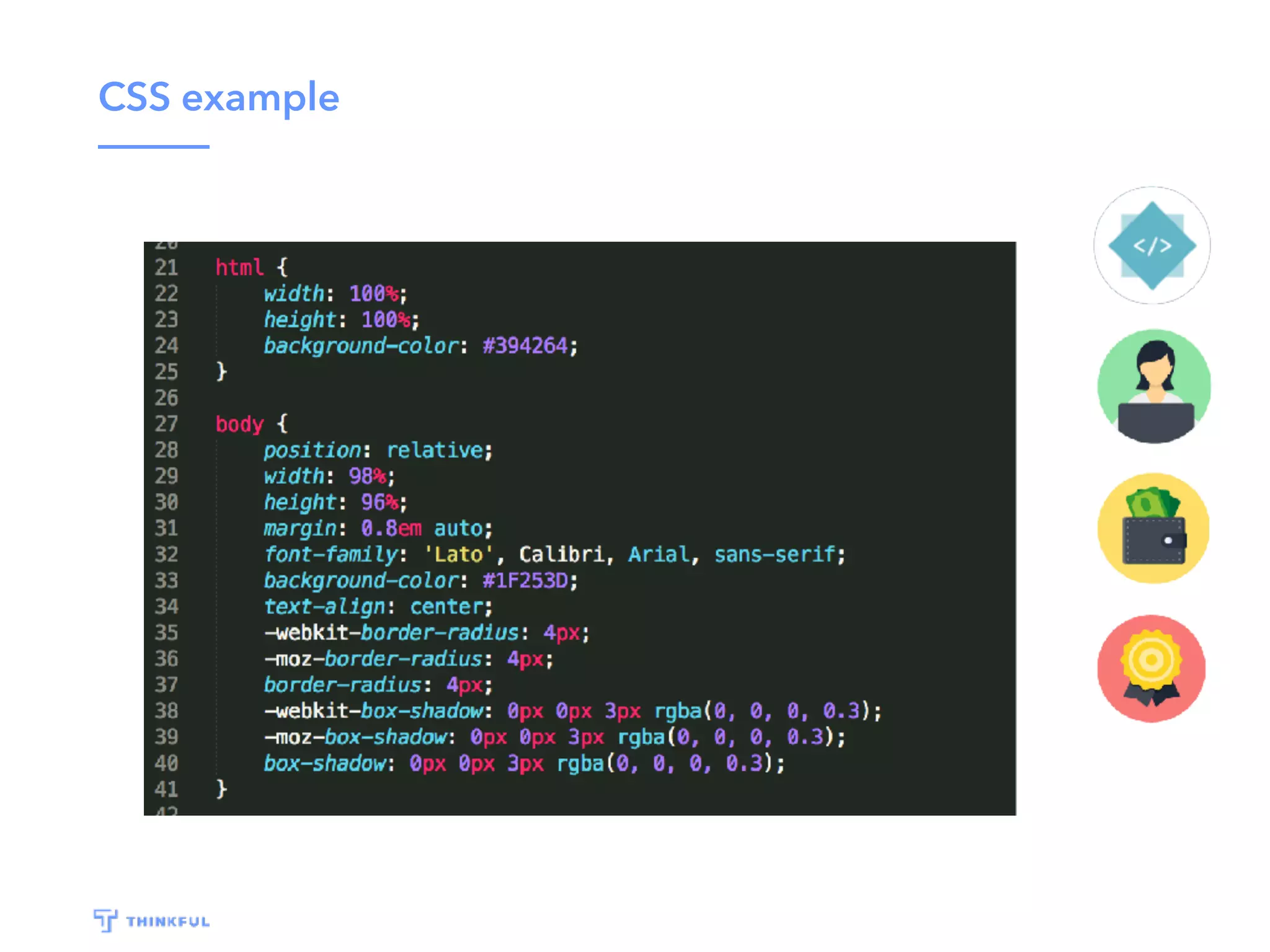 CSS example 