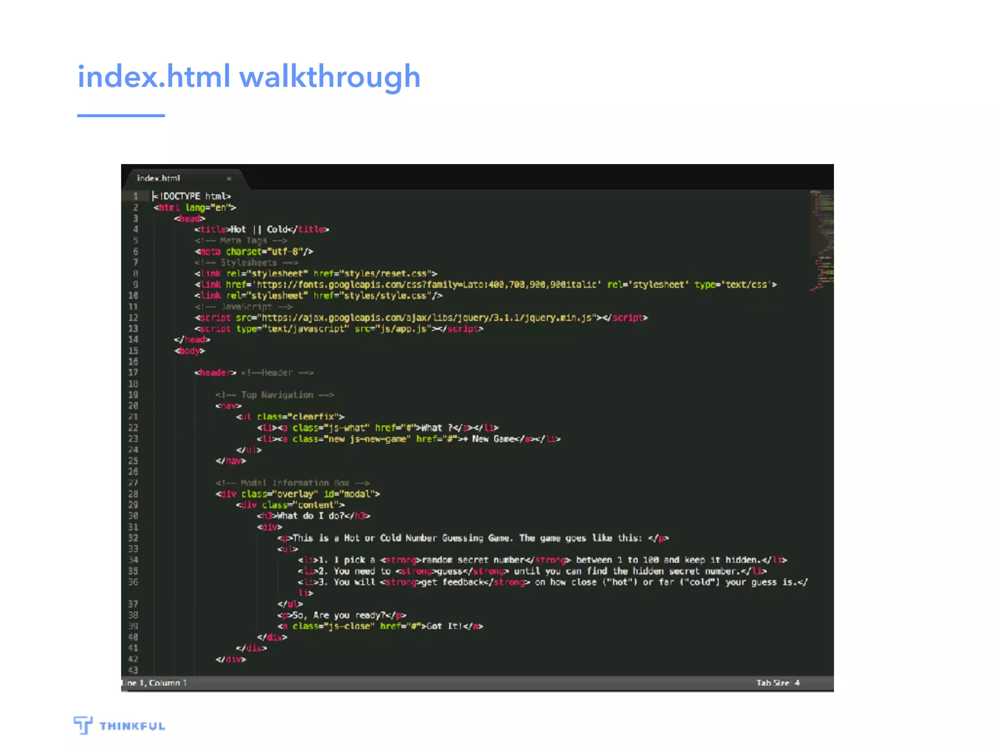 index.html walkthrough 