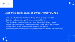 Steps for Build a Grocery Delivery App Development | PDF