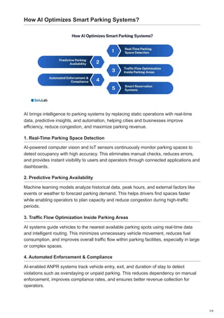 AI-Powered Smart Parking Management Systems for Urban Efficiency | PDF