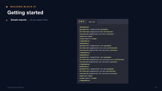 B U I L D I N G B L O C K # 1
Getting started
Simple imports — On your Maven POM.
09
LangChain4j-CDI Agentic
 