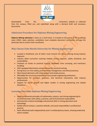 Build a Mining Career with Diploma in Mining Engineering from Ranchi.pdf