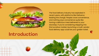 Build a Multi-Vendor Food Delivery App Like Deliveroo | PDF