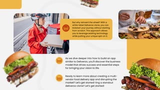 Build a Multi-Vendor Food Delivery App Like Deliveroo | PDF