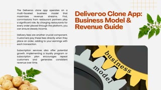 Build a Multi-Vendor Food Delivery App Like Deliveroo | PDF