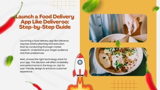 Build a Multi-Vendor Food Delivery App Like Deliveroo | PDF