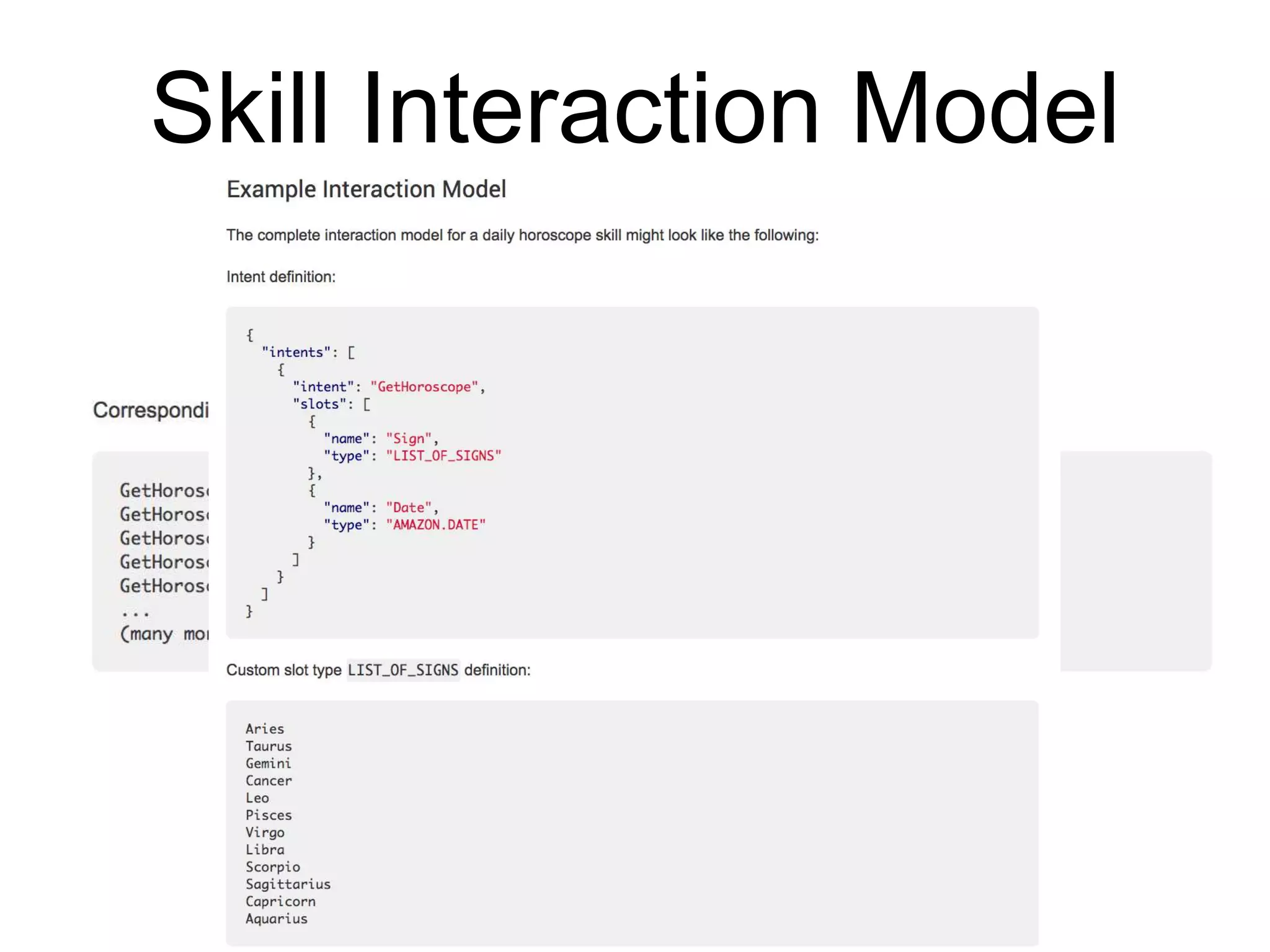 Skill Interaction Model
 