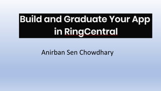 Anirban Sen Chowdhary
 