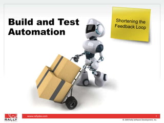 © 2009 Rally Software Development, Inc. 1 Build and Test Automation Shortening theFeedback Loop 