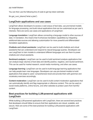 Build an LLM-powered application using LangChain.pdf