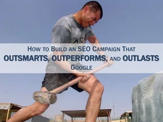 @StoneyD
Stoney G deGeyter
@polepositionmkg
HOW TO BUILD A WEB PRESENCE THAT
OUTSMARTS, OUTPERFORMS, AND OUTLASTS
THE SEARCH ENGINES
 
