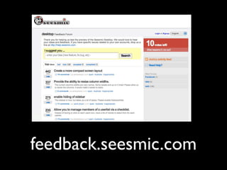 feedback.seesmic.com
 