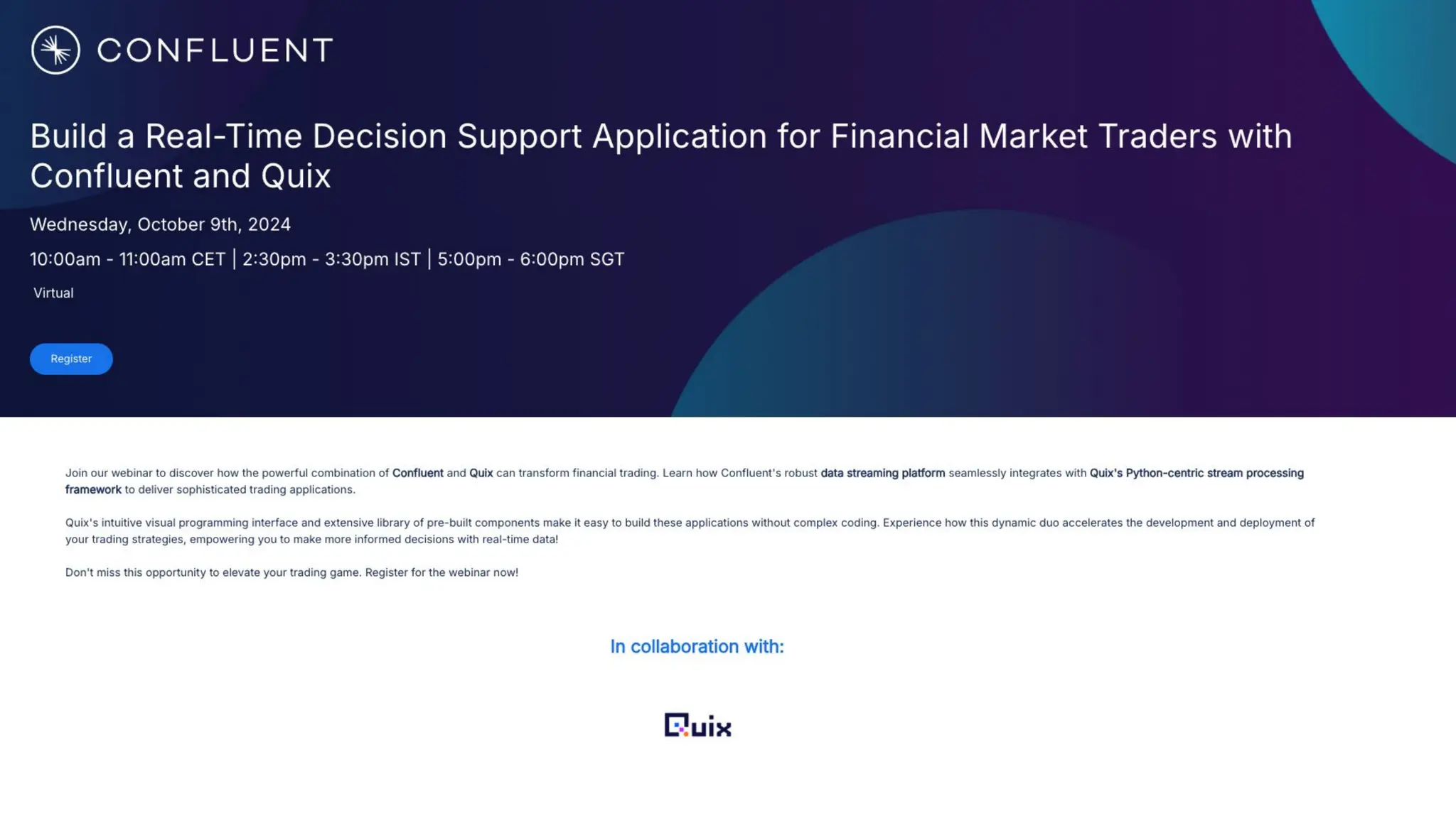 @yourtwitterhandle | developer.confluent.io
Starting soon…
STARTING SOOOOON..
Starting sooooon ..
 