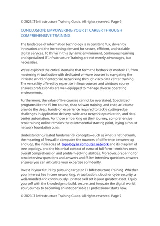 Build a Strong Career Foundation with Expert IT Infrastructure Training ...