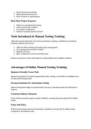 Testing Application Rolse Build a Successful Career in Software Testing | PDF