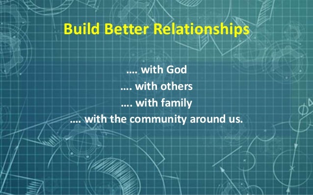 Build Better Relationships: With God