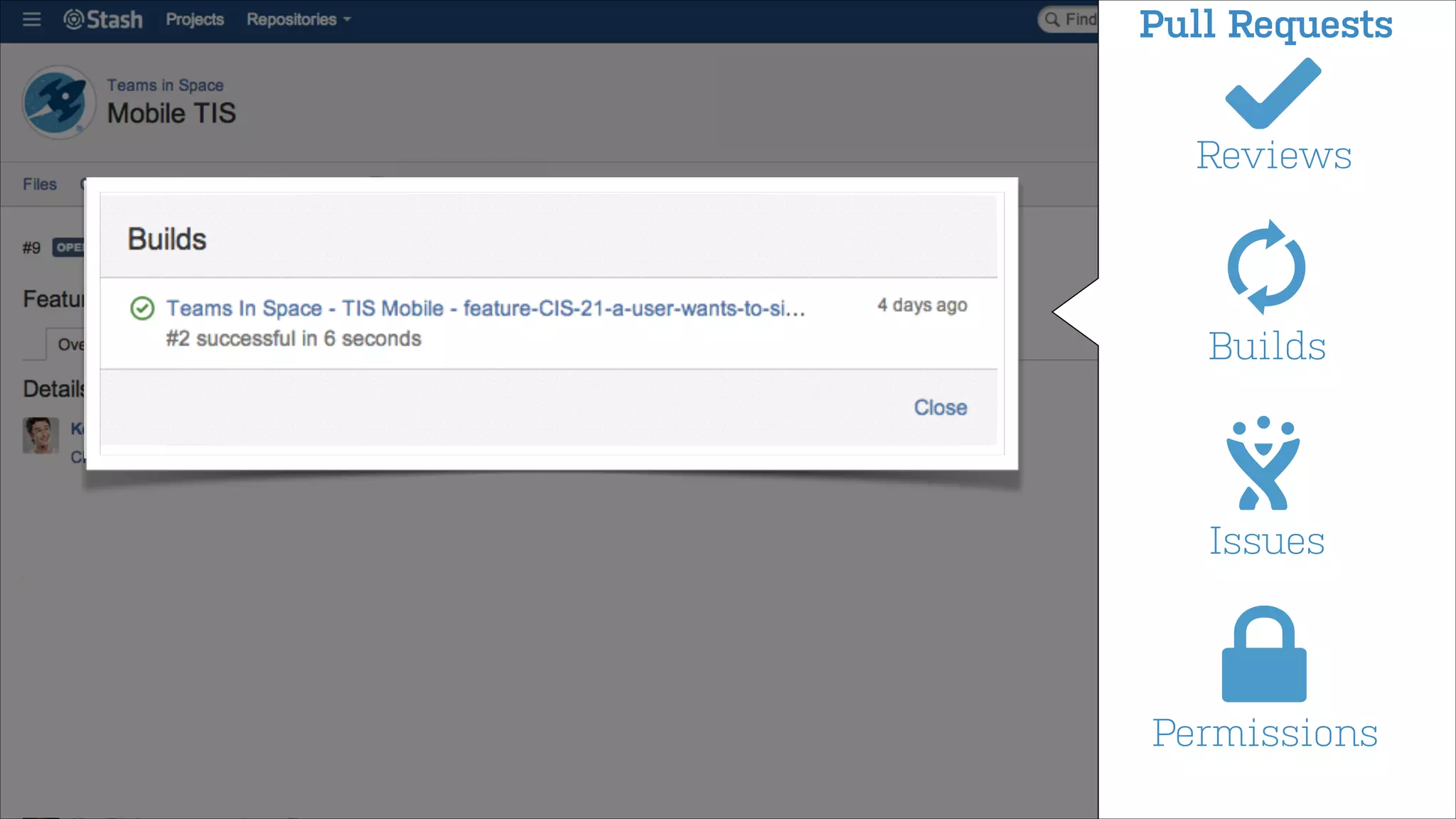 Pull Requests



Reviews


Builds


Issues


Permissions

 
