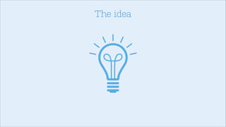 The idea

 