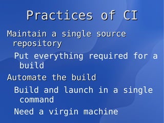 From Extreme Programming development process 