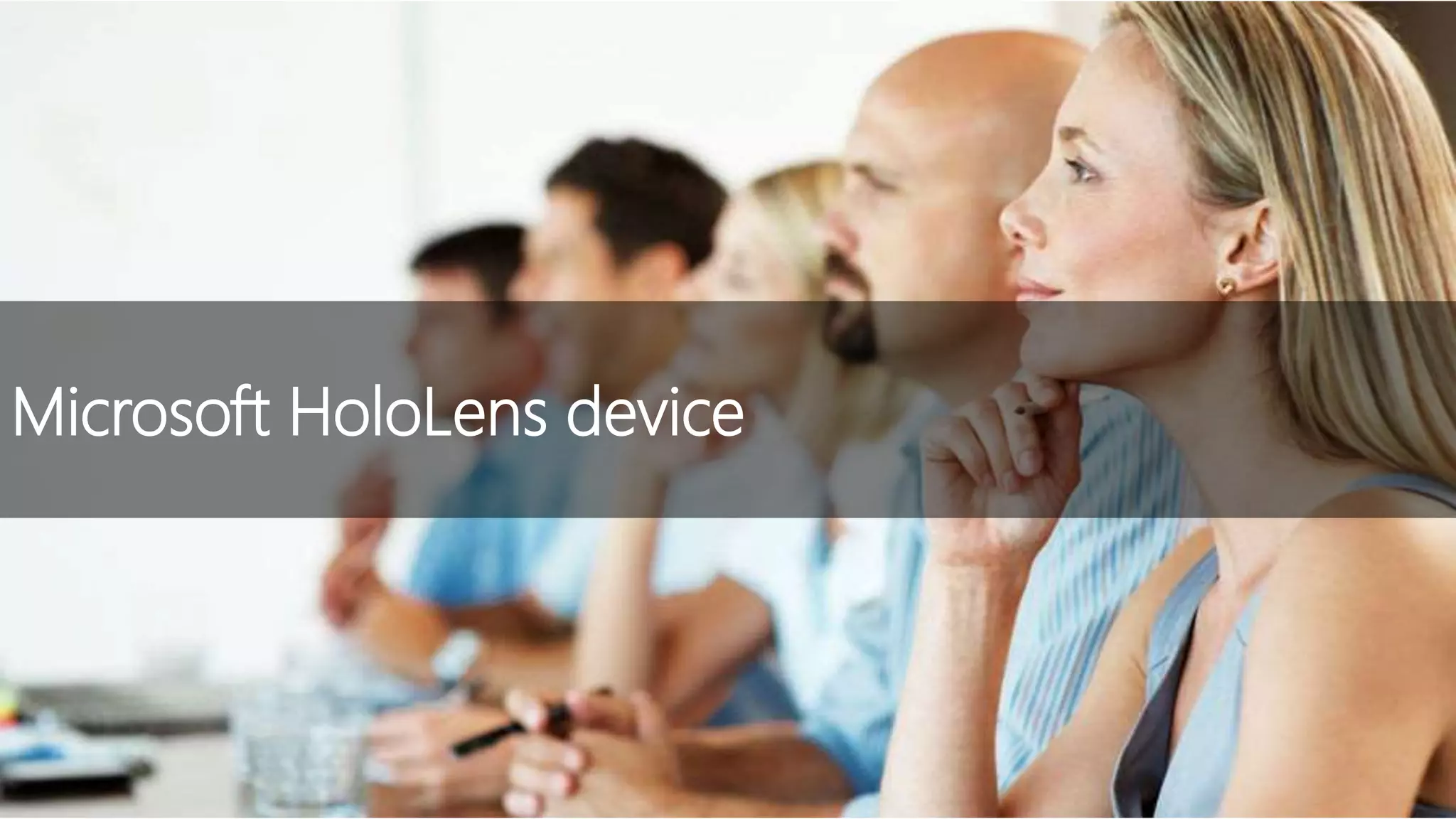 Microsoft HoloLens device
 