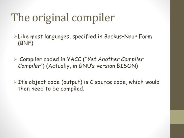 Let S Build A Compiler C Version Let S Build A Compiler C Version