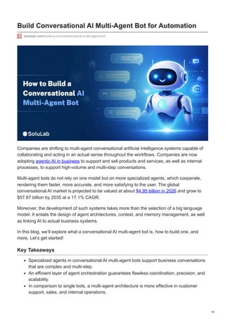 Build Conversational AI Multi-Agent Bot for Automation.pdf