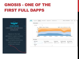 GNOSIS - ONE OF THE
FIRST FULL DAPPS
 