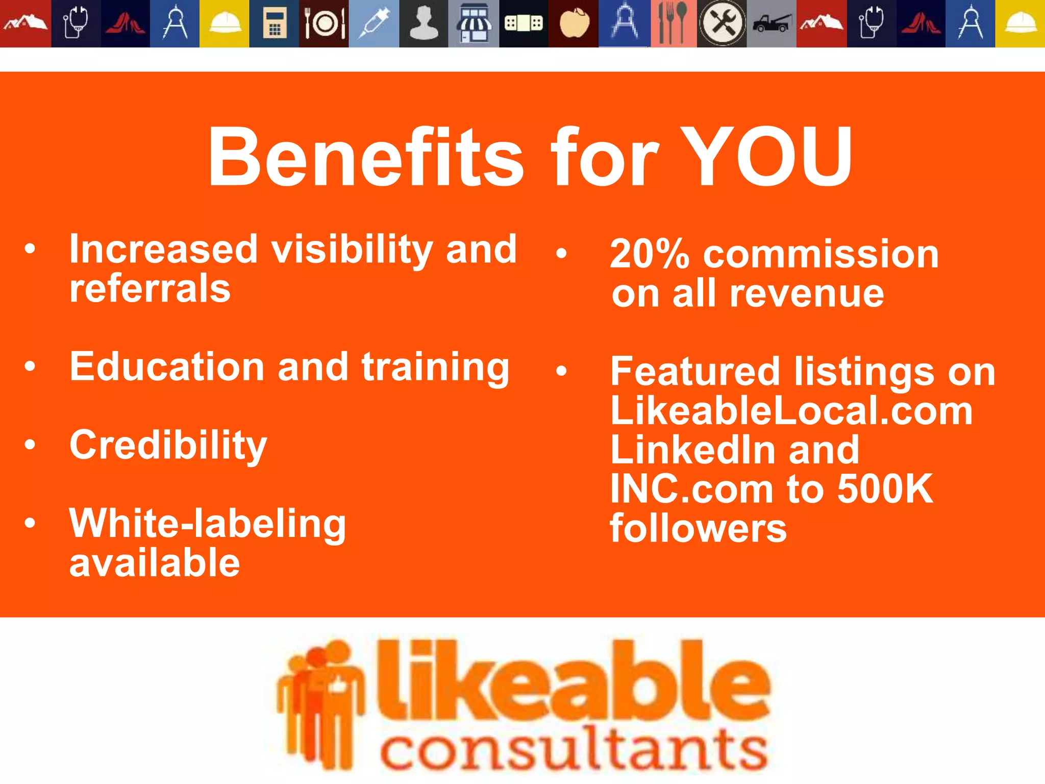 Stage 3: Success
Increase social media
referrals by 300%
#likeablewebinar
 