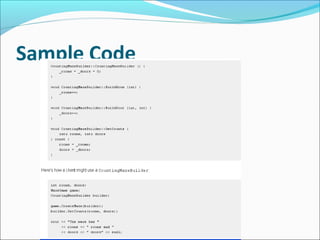 Sample Code
 