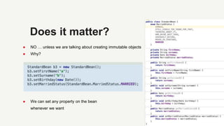 Builder pattern vs constructor | PPTX