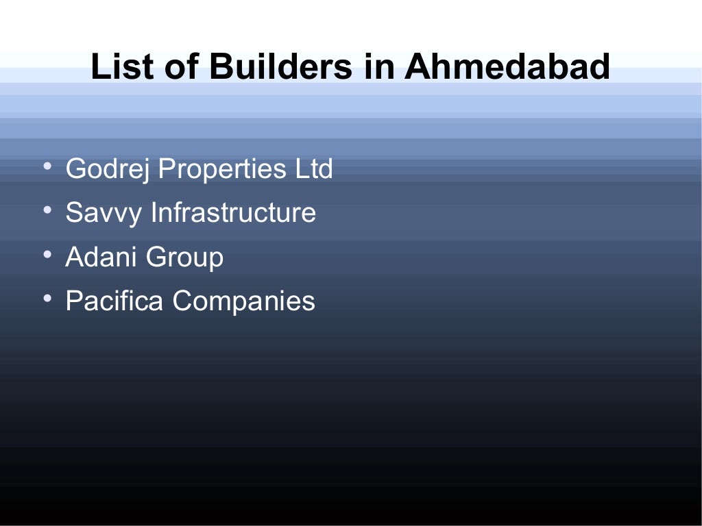 Best Builders in Ahmedabad City