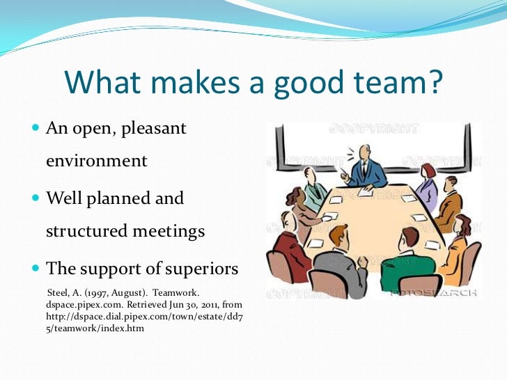 what makes a good team