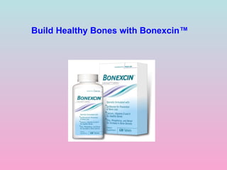 Build Healthy Bones with Bonexcin™ 