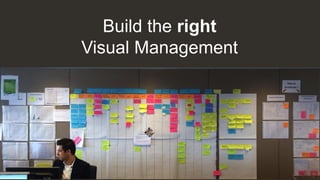 Build the right
Visual Management
 