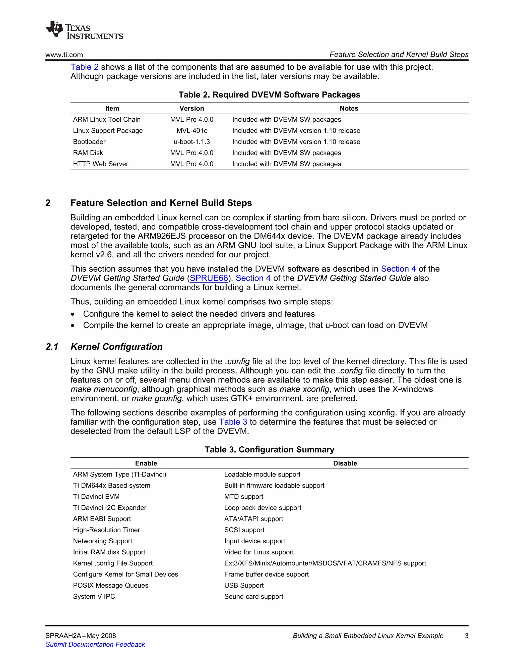 Buildin a small linux kernel | PDF