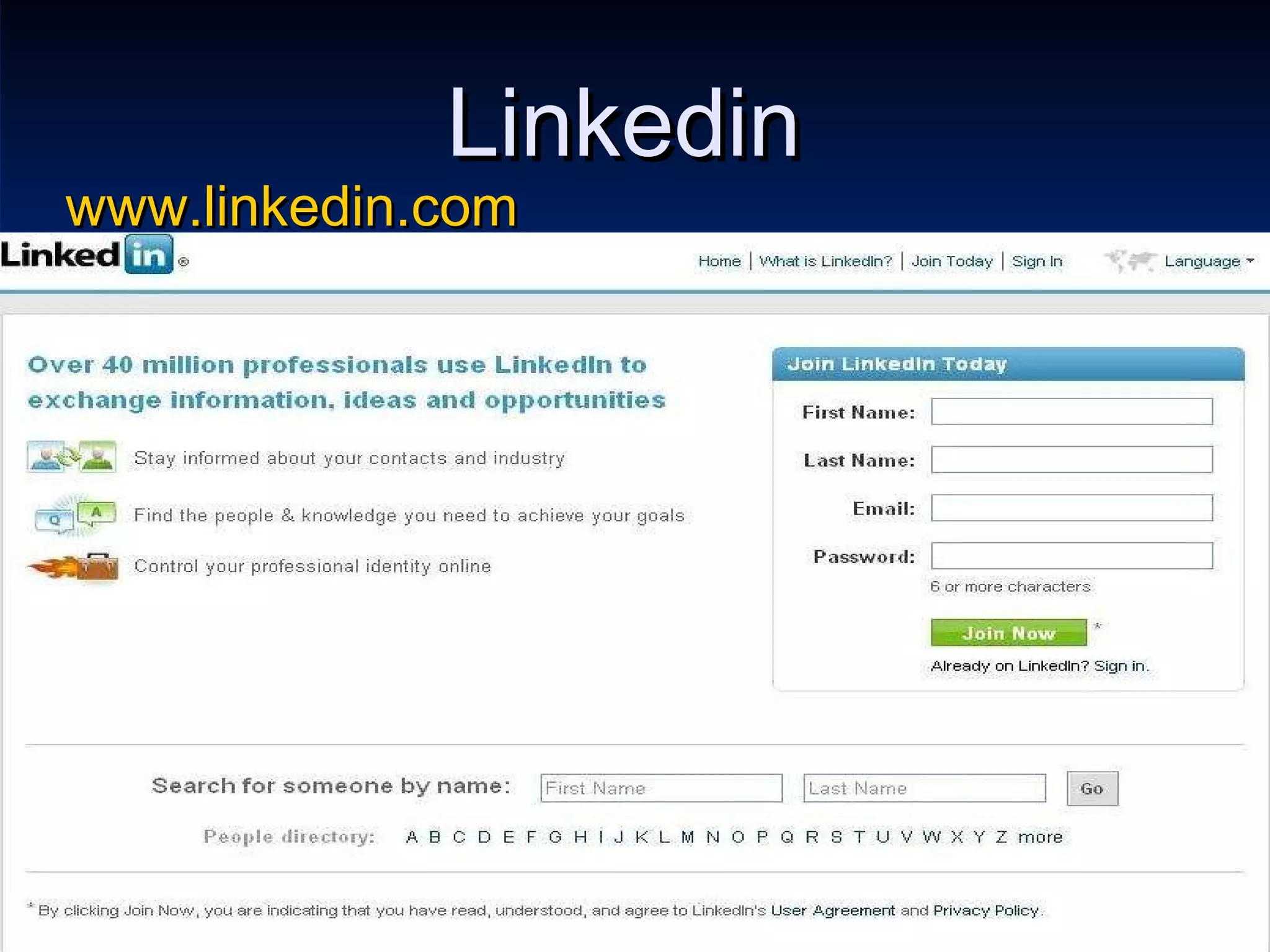 Linkedin   www.linkedin.com 
