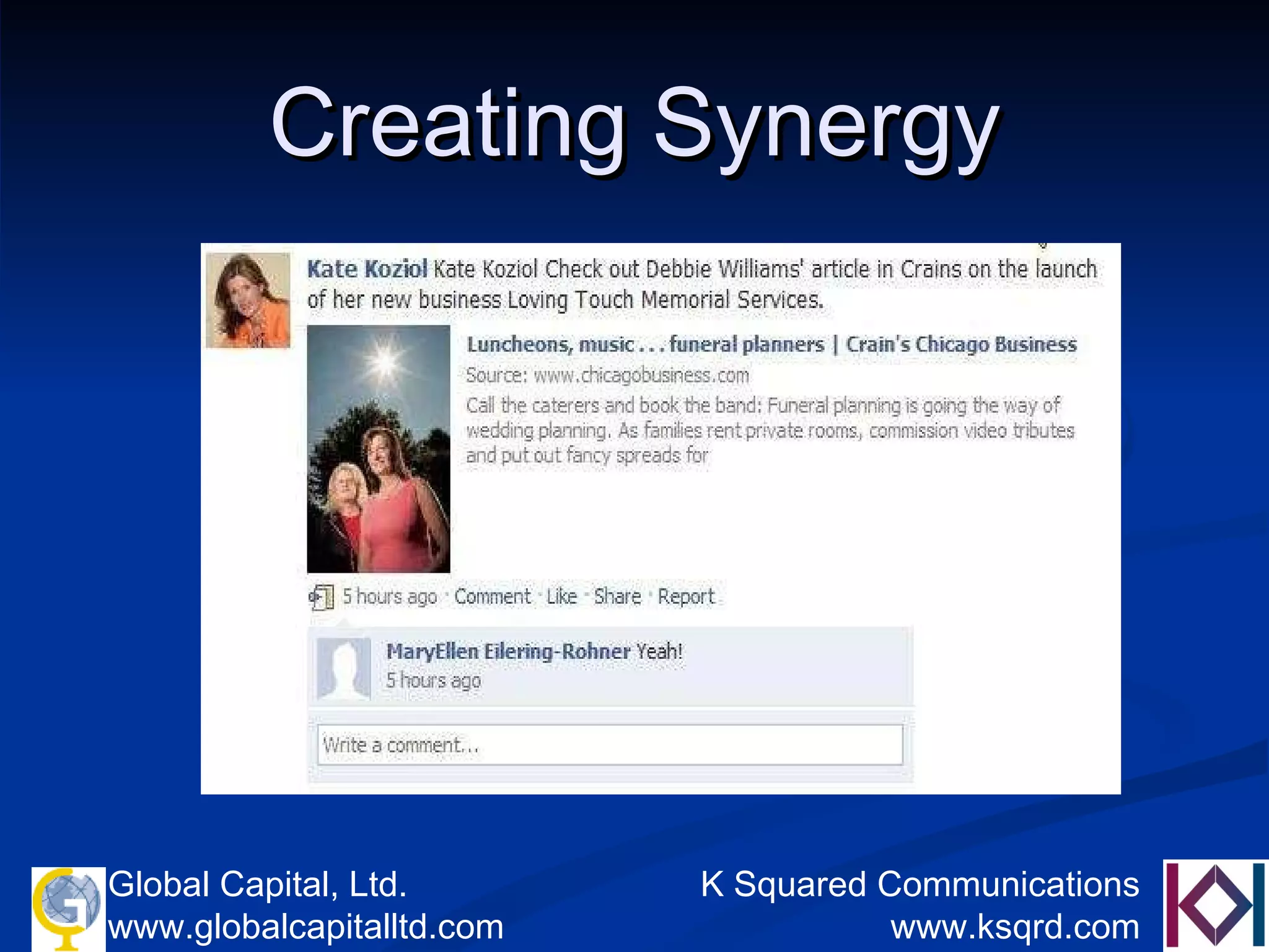 Creating   Synergy 