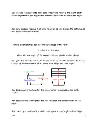 The volume of a styrofoam cup - Math Central