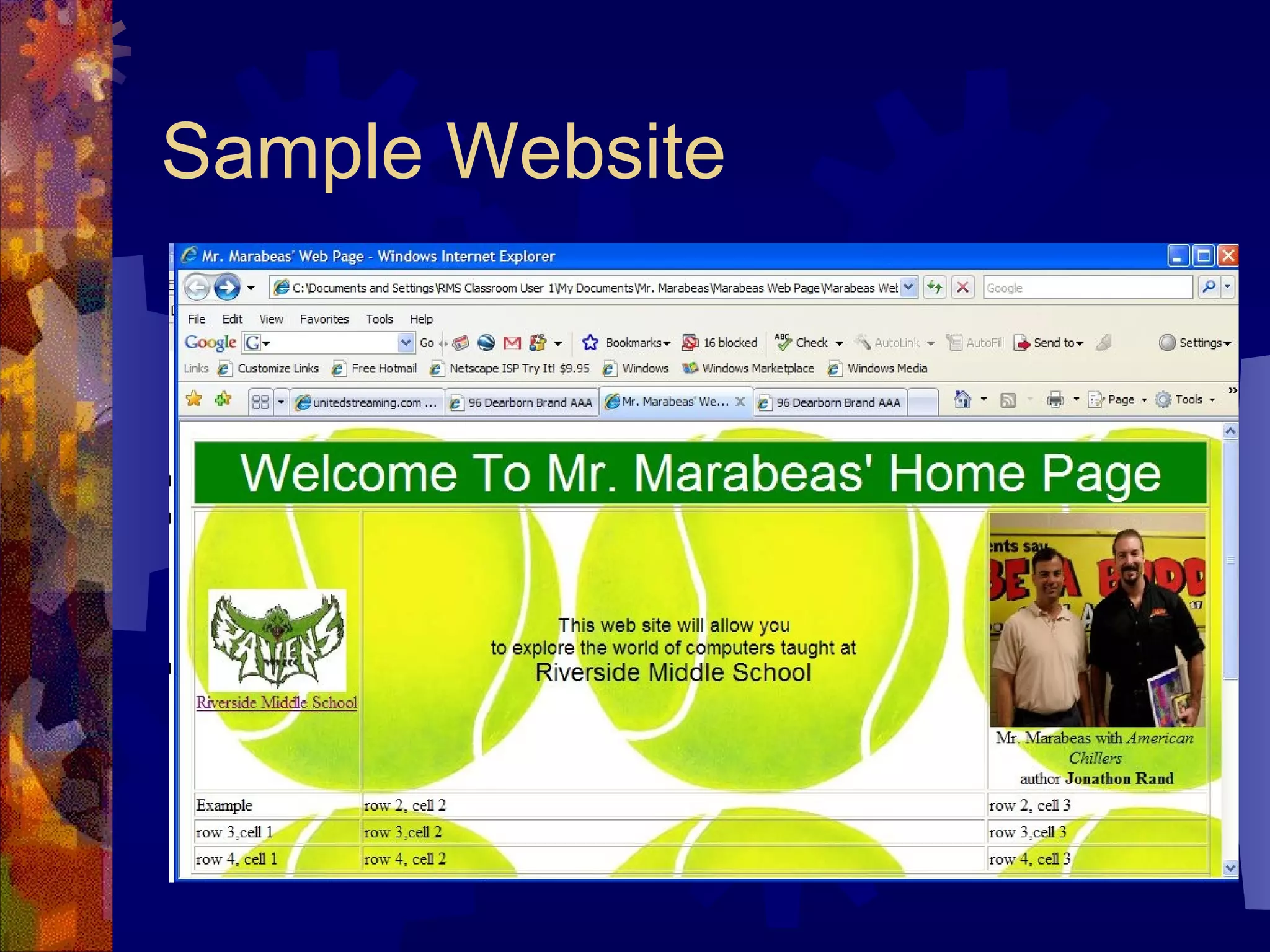 Sample Website 