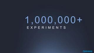 1,000,000+
E X P E R I M E N T S
 